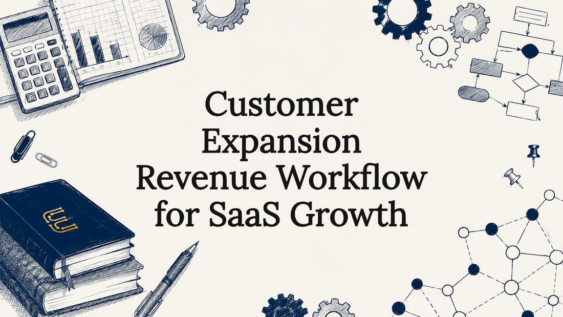 Decorative title card with SaaS expansion elements