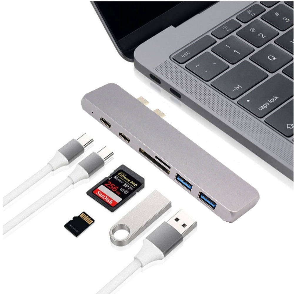 Dual USB-C multi-port hub - alternate product view 3