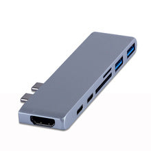 Dual USB-C multi-port hub - alternate product view 2