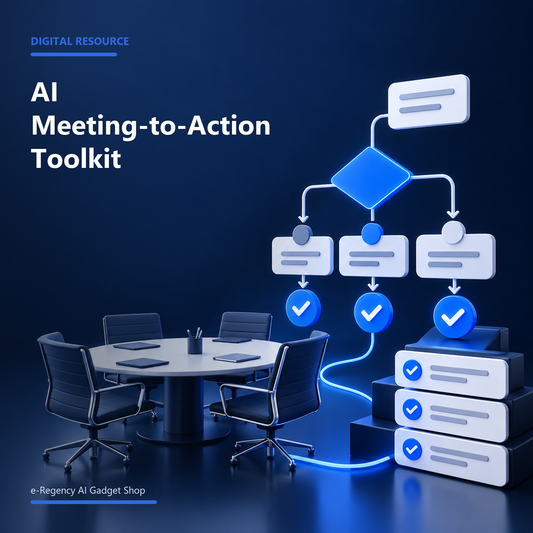 AI Meeting-to-Action Toolkit digital resource cover