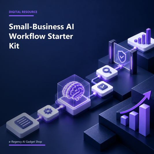 Small-Business AI Workflow Starter Kit digital resource cover