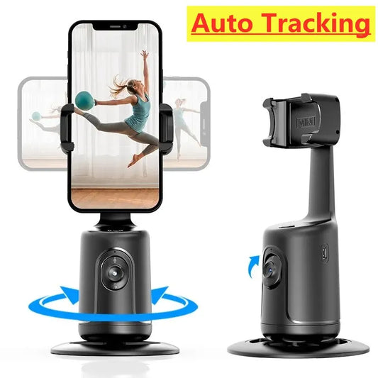 AI face-tracking phone gimbal and tripod