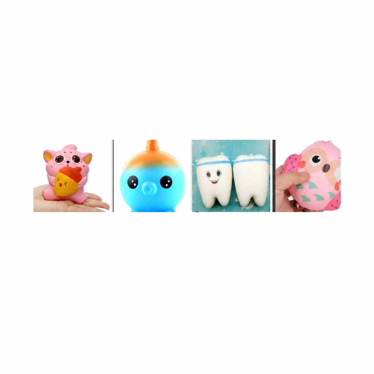 Slow-rising squishy fidget toy set assortment